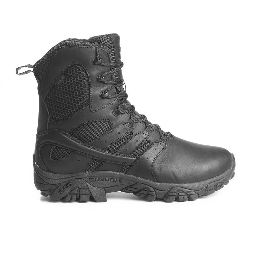 Merrell Moab 2 Tactical Response Waterproof 8" Boots, Black - Women's US 8